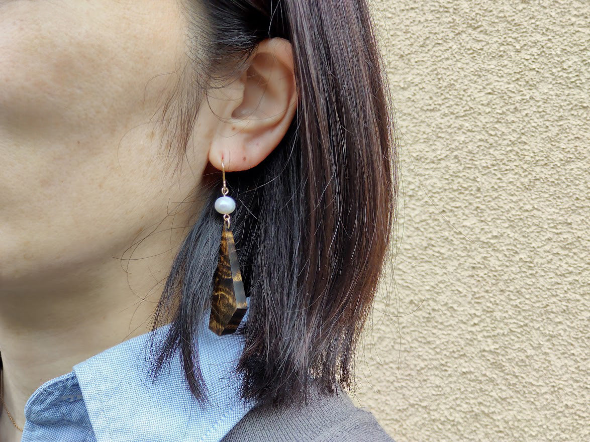 多面体ピアス-5着画